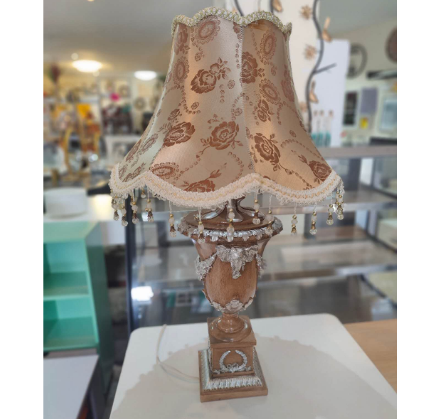 Lampe de table en dentelle de style européen classique